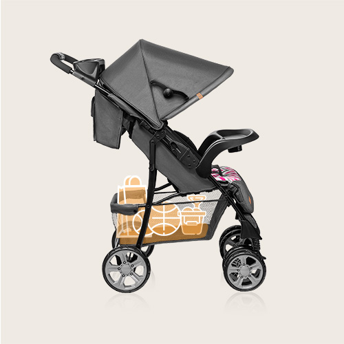 Lionelo Emma Plus Pink Scandi — Buggy